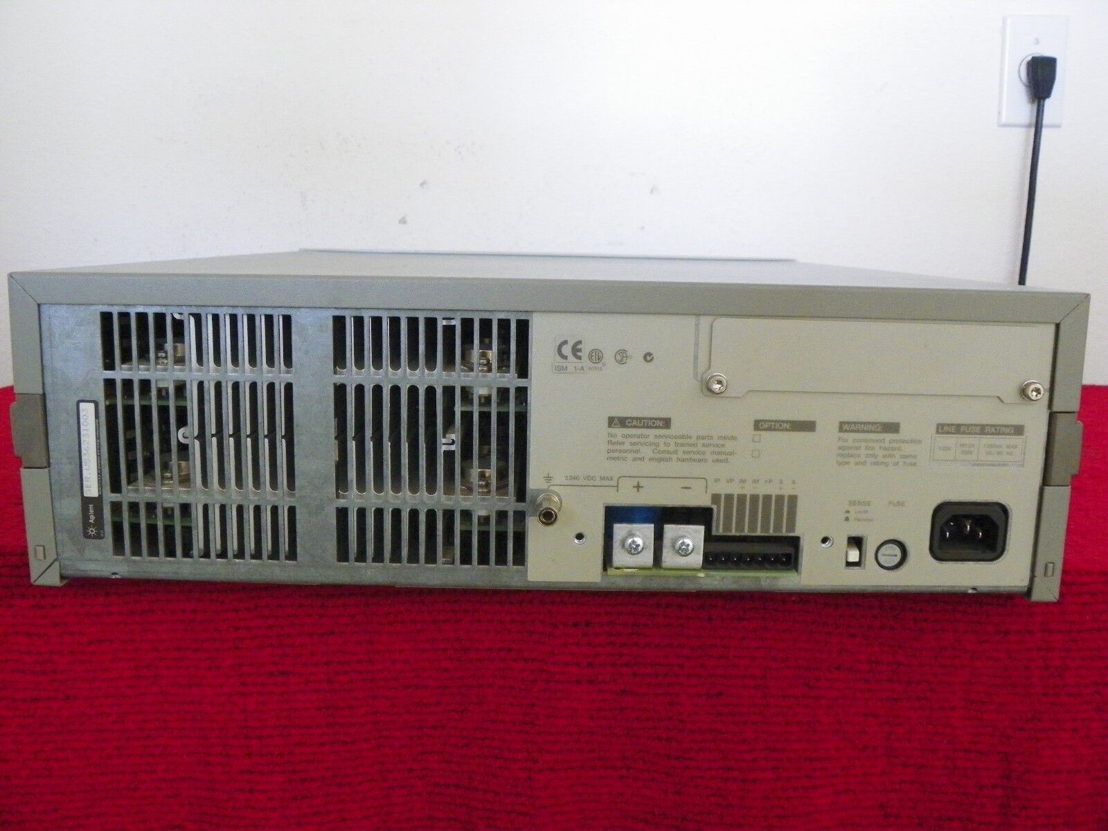 Agilent HP 6552A 0-20V/0-25A System DC Power Supply 30 DAY WARRANTY (3) Agilent HP 6552A 0-20V/0-25A System DC Power Supply 30 DAY WARRANTY (3)
